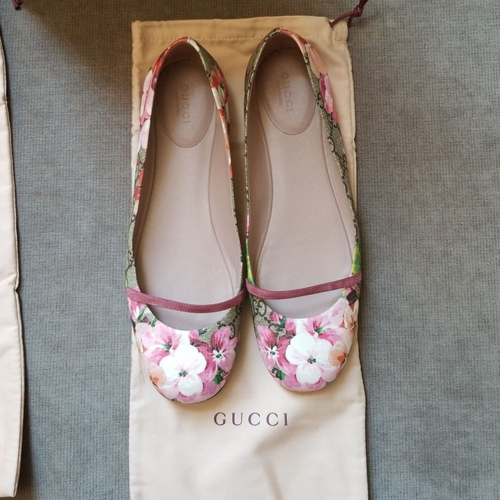 Gucci Super Bloom Flats
